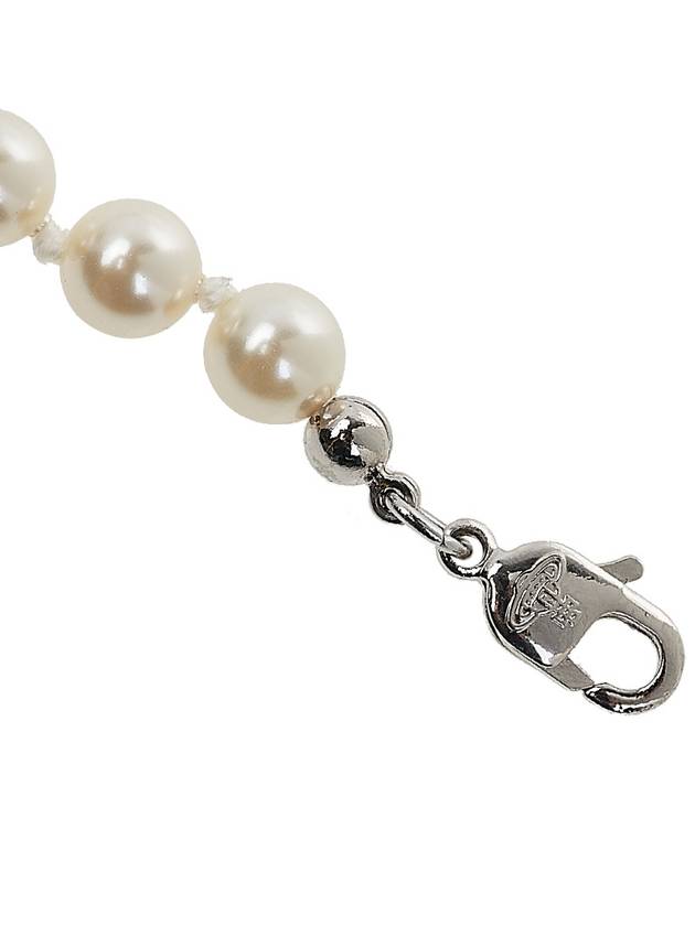 Mini Bas Relief Pearl Necklace Cream - VIVIENNE WESTWOOD - BALAAN 6