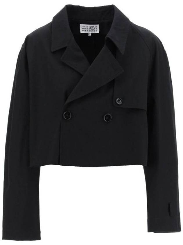 Short Trench Jacket Black - MAISON MARGIELA - BALAAN 2