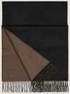 Recto Verso Reversible Cashmere Muffler Noir Etoupe - HERMES - BALAAN 2