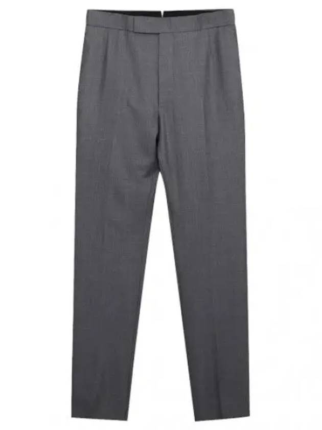 Classic Fit RWB Tab Super 120 Count Twill Wool Backstrap Pants - THOM BROWNE - BALAAN 1