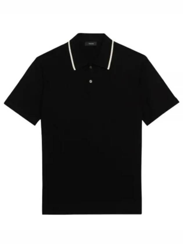 Goris Polo Shirt Black - THEORY - BALAAN 1