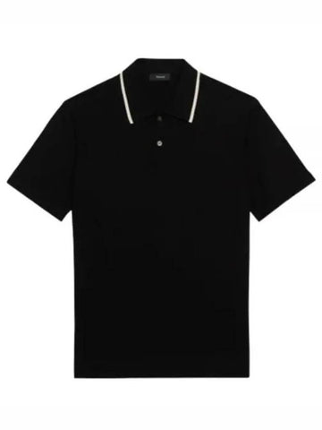 Goris Polo Shirt Black - THEORY - BALAAN 1