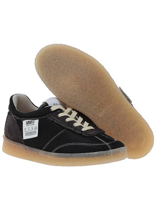 Inside Out 6 Court Low Top Sneakers Black - MAISON MARGIELA - BALAAN 6