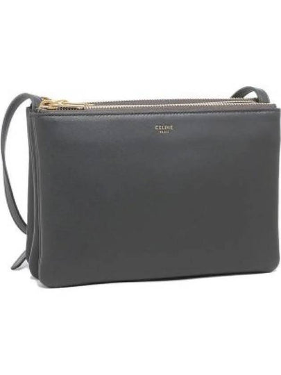 Women's Medium Logo Trio Shoulder Bag Grey - CELINE - BALAAN 2