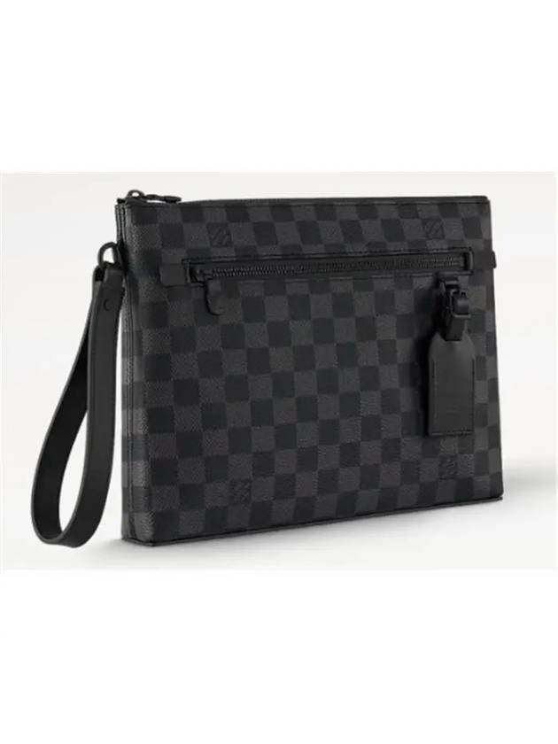 Takeoff Damier Pouch Bag Grey - LOUIS VUITTON - BALAAN 3