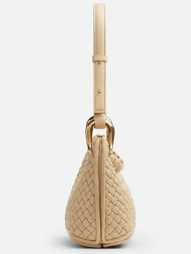 Small Clicker Shoulder Bag Beige - BOTTEGA VENETA - BALAAN 3