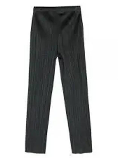 Pleats Straight Pants Charcoal - ISSEY MIYAKE - BALAAN 2