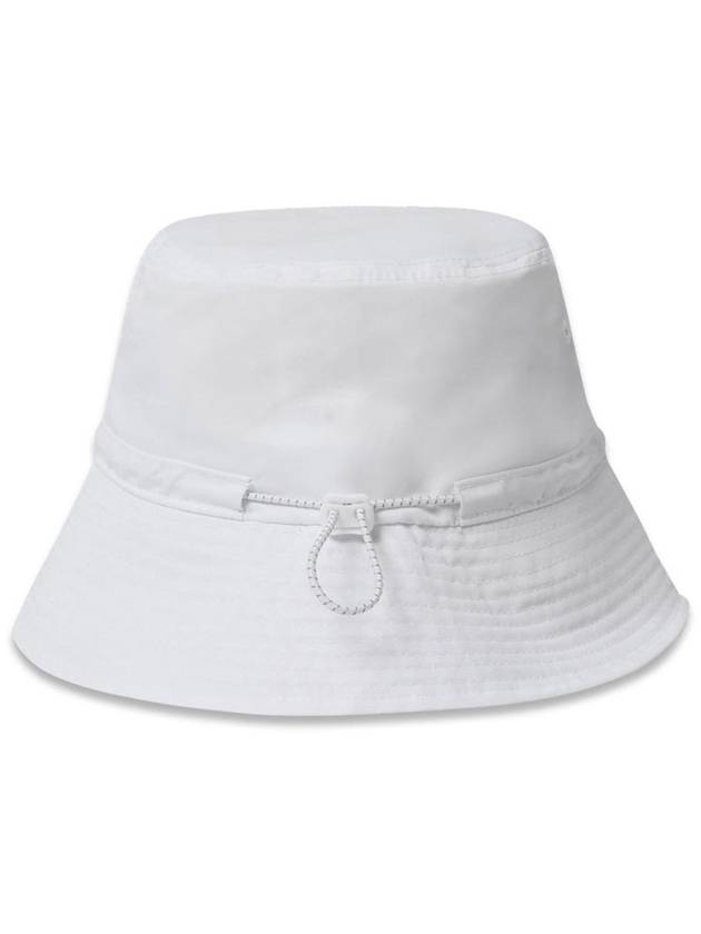 Embroidered Bucket Hat Basic Logo Bucket Hat White MCFW23BC 1WH - MACKY - BALAAN 3