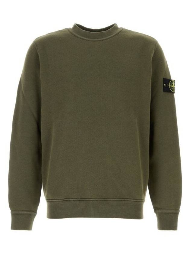 Compass Badge Sweatshirt Green - STONE ISLAND - BALAAN 2