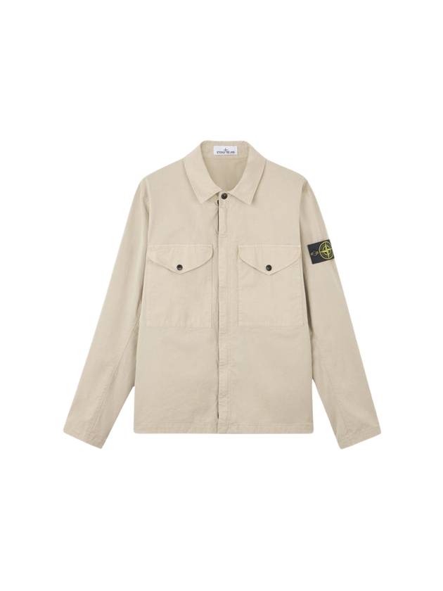 Wapen Zip-Up Jacket Beige - STONE ISLAND - BALAAN 2