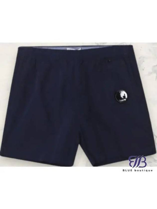 Lens Patch Beach Shorts Navy - CP COMPANY - BALAAN 2