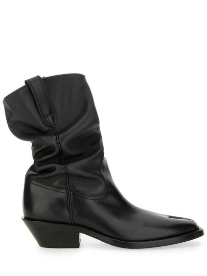 Tabi Western Middle Boots Black - MAISON MARGIELA - BALAAN 2