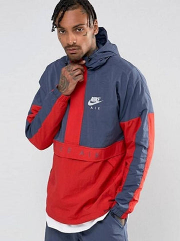 01861634471Air Woven Anorak JacketNavy Red - NIKE - BALAAN 1