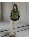 Semi overfit string down vest Green - THE GREEN LAB - BALAAN 5