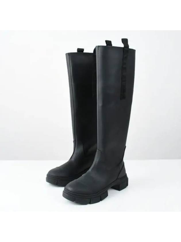 Country Rubber Rain Boots Black - GANNI - BALAAN 2