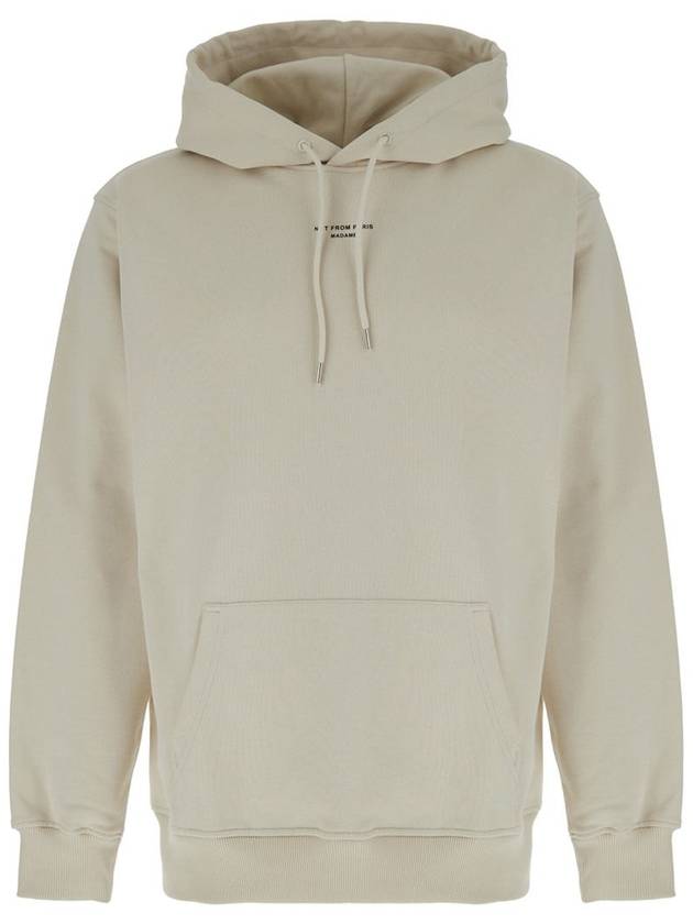 Beige Hoodie With Logo In Cotton Man - DROLE DE MONSIEUR - BALAAN 1