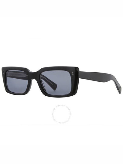 Garrett Leight GL 3030 SUN Semi-Flat Navy Rectangular Sunglasses 2126 BK/SFNVY 49 - GARRETT LEIGHT - BALAAN 2