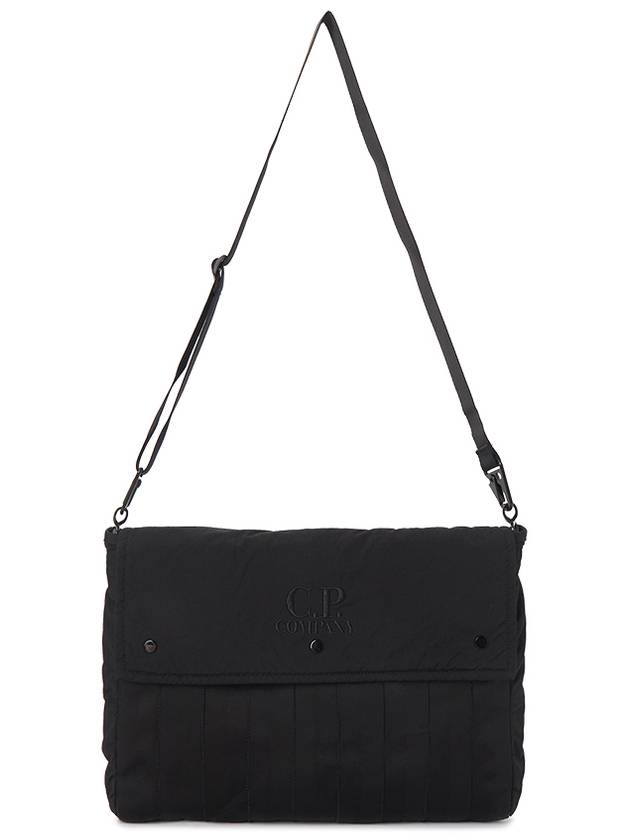 Men's Logo Shoulder Bag Black - CP COMPANY - BALAAN 7