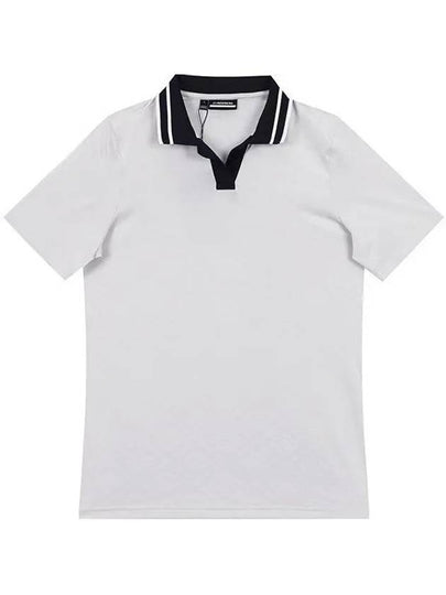 Women's Sammy Short Sleeve Polo Shirt Cloud White - J.LINDEBERG - BALAAN 2