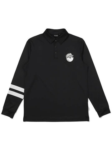 Basic performance polo t shirt BLACK MAN - MALBON GOLF - BALAAN 1