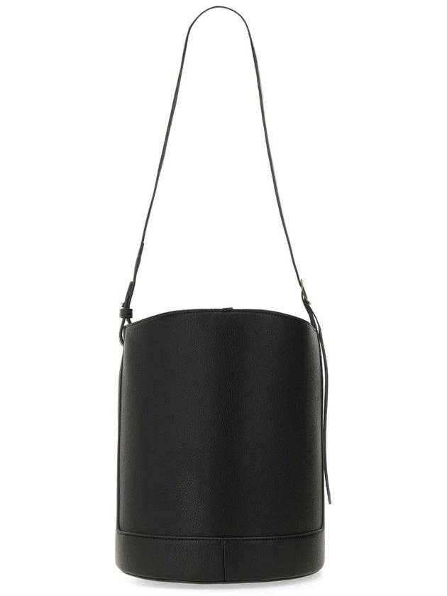 Ana Leather Shoulder Bag Black - A.P.C. - BALAAN 3