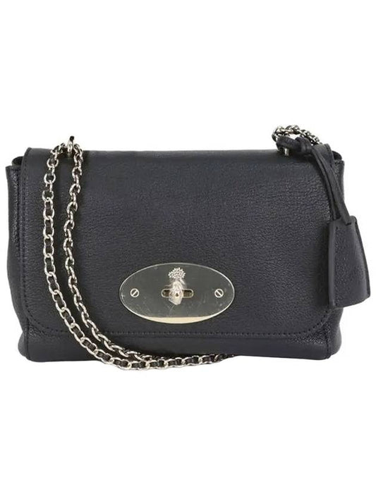 Lily Small Classic Chain Shoulder Bag Black - MULBERRY - BALAAN.