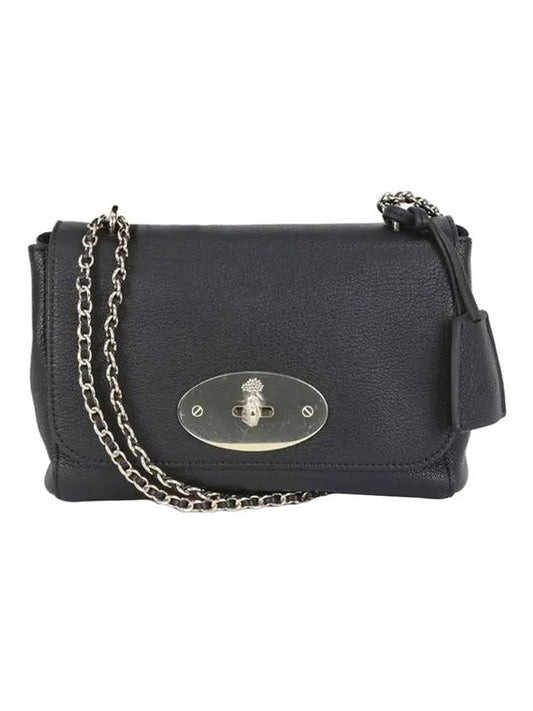 Lily Small Classic Chain Shoulder Bag Black - MULBERRY - BALAAN 1