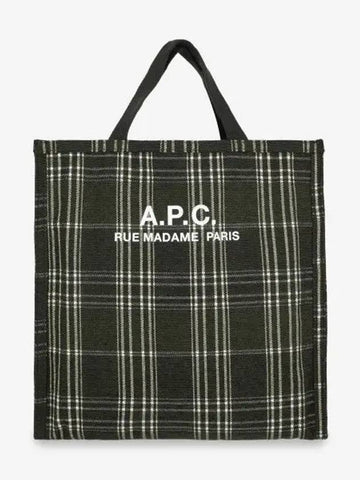 Recuperation Cabas Tote Bag Dark Khaki - A.P.C. - BALAAN 1