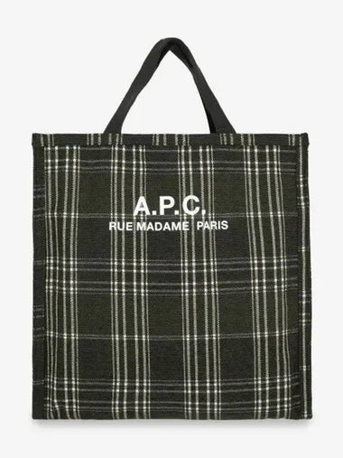 Recuperation Cabas Tote Bag Dark Khaki - A.P.C. - BALAAN 1