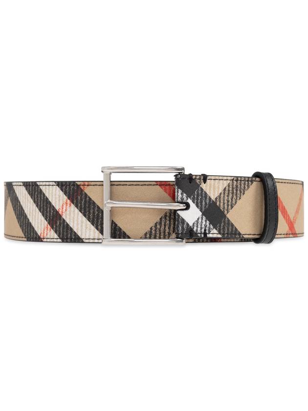 Burberry Reversible Belt, Men's, Beige - BURBERRY - BALAAN 1