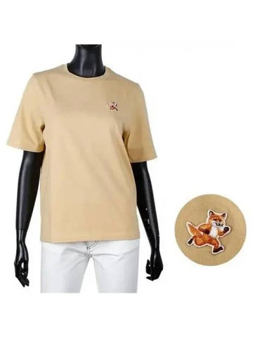 Speedy Fox Patch Comfort T shirt 270320 - MAISON KITSUNE - BALAAN 1