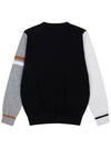 round color combination sweater OF2412GBBLACK - ONOFF - BALAAN 2