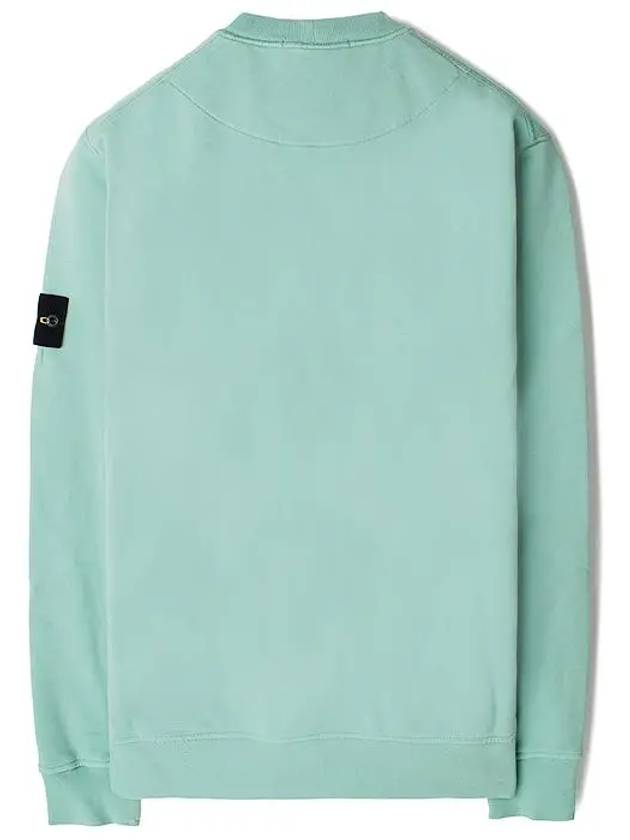 Wappen Patch Garment Dyed Sweatshirt Green - STONE ISLAND - BALAAN 3