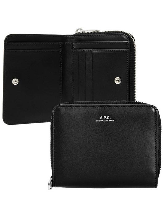 Emmanuel Compact Bicycle Wallet Black - A.P.C. - BALAAN.