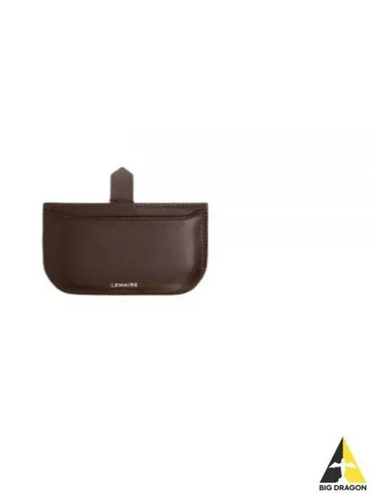 Calepin Mirror Card Wallet Chocolate - LEMAIRE - BALAAN 2