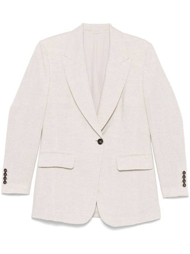 Brunello Cucinelli Jackets Beige - BRUNELLO CUCINELLI - BALAAN 1