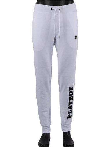 Men's Playboy Collaboration Pants play boy baggy pants white A18C MJT1244 PJO002N - PHILIPP PLEIN - BALAAN 1