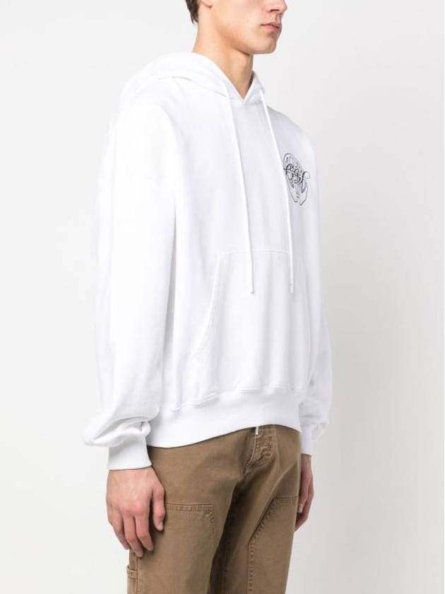 Hand Arrow Hoodie White - OFF WHITE - BALAAN 6