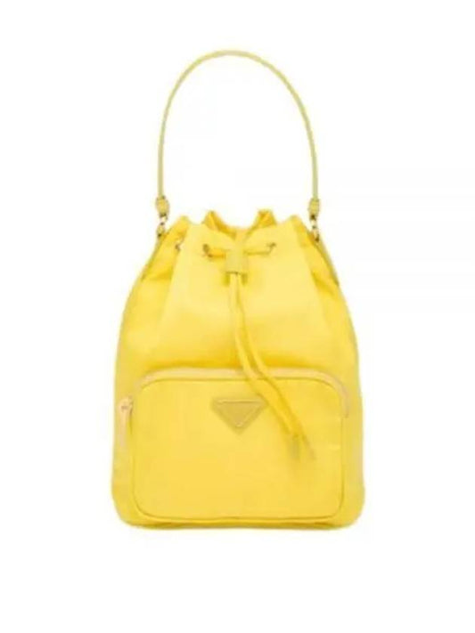 Duet Re-Nylon Bucket Bag Yellow - PRADA - BALAAN 2