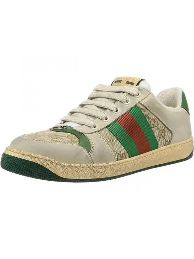 GG Screener Canvas Low-Top Sneakers - GUCCI - BALAAN 2