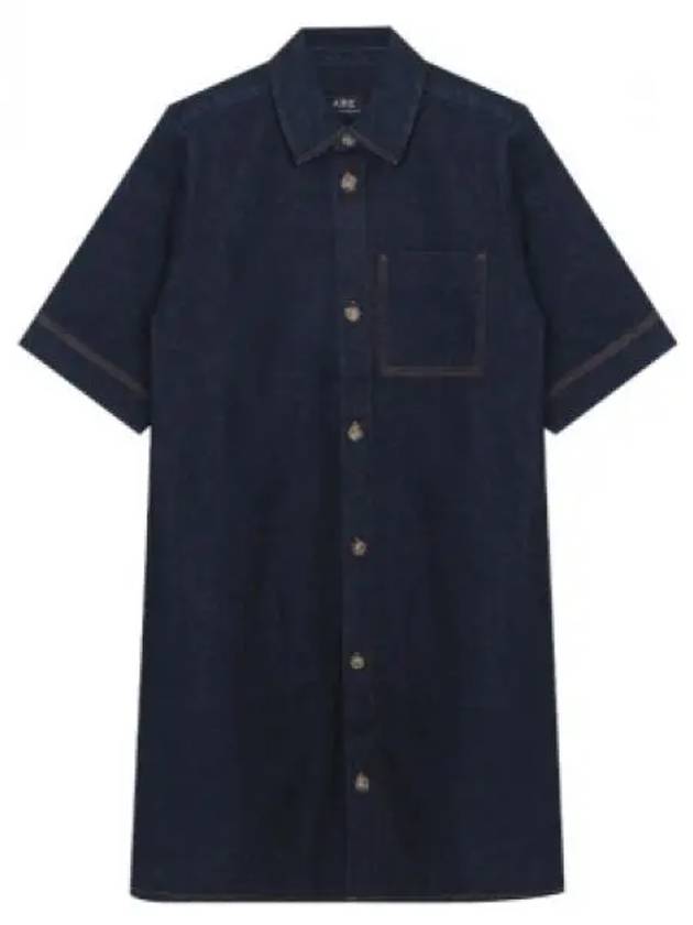 Lopez Short Dress Navy - A.P.C. - BALAAN 2