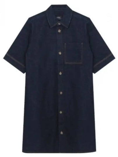 Lopez Short Dress Navy - A.P.C. - BALAAN 2