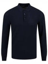 Men's Rowan Mesh Knit Long Sleeve Polo - J.LINDEBERG - BALAAN 2