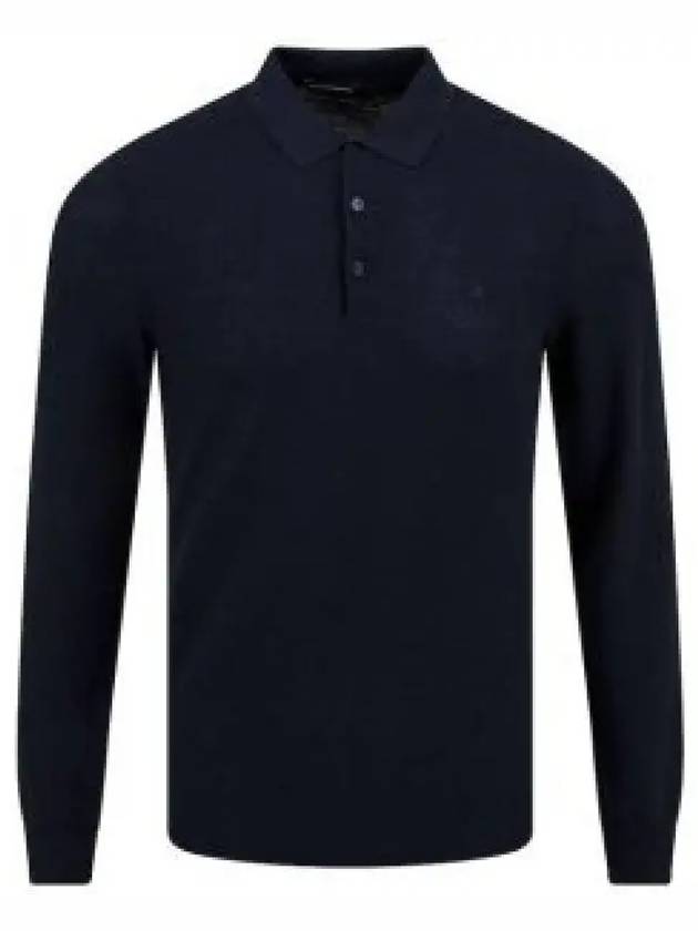 Men's Rowan Mesh Knit Long Sleeve Polo - J.LINDEBERG - BALAAN 2