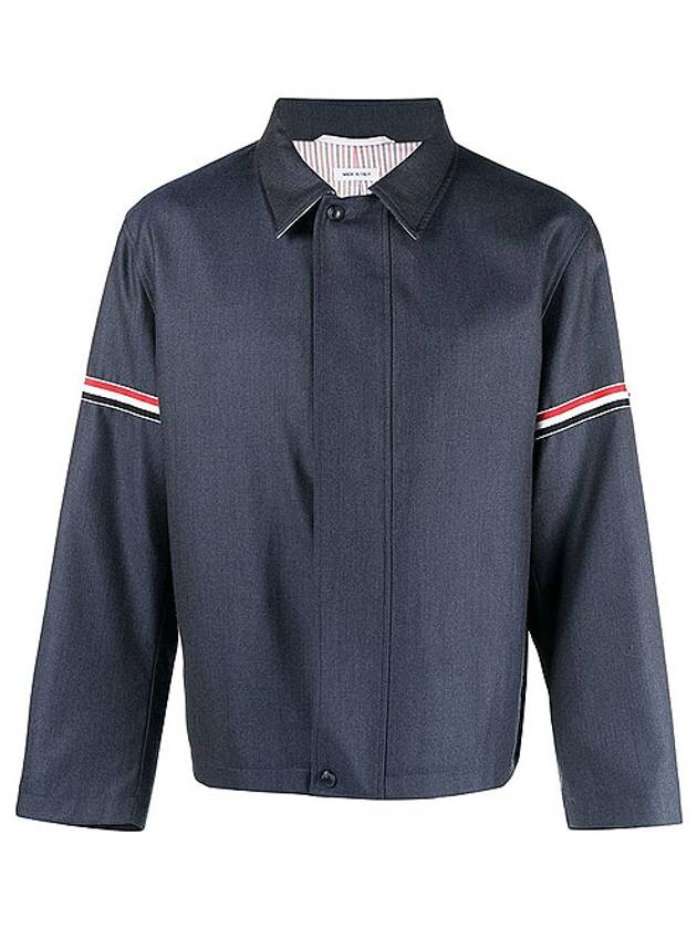 Armband Super Twill Jacket Dark Blue - THOM BROWNE - BALAAN 2