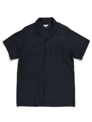 24 Camp Shirt B Black Cotton Handkerchief 24S1A004 OR015 SV071 - ENGINEERED GARMENTS - BALAAN 1