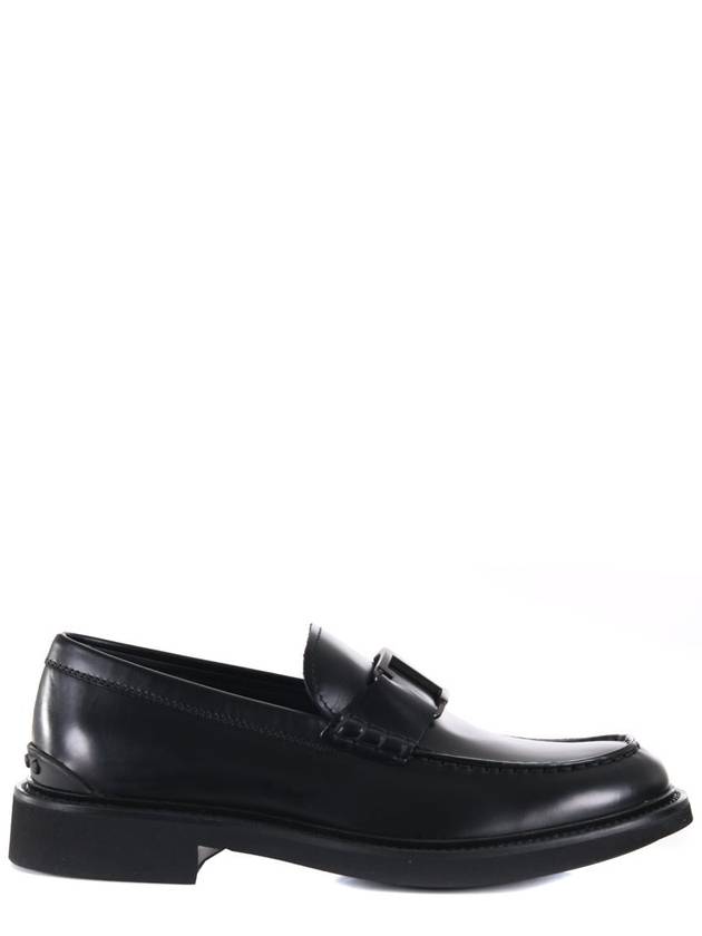 T Timeless Leather Loafers Black - TOD'S - BALAAN 2