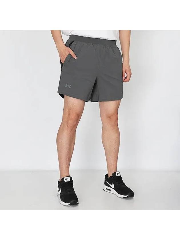 Launch Run 5 Inch Shorts Grey - UNDER ARMOUR - BALAAN 2