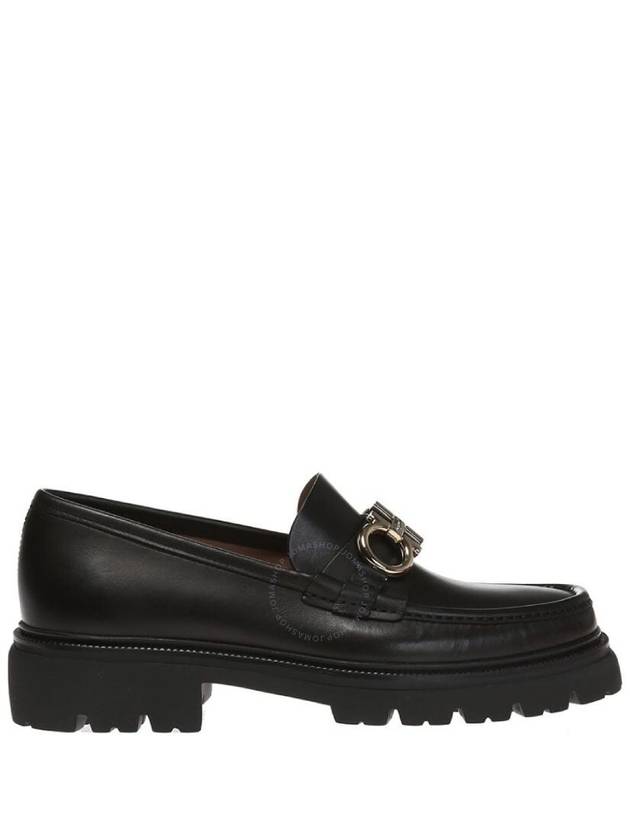 Men's Bleecker Gancini Loafers Black - SALVATORE FERRAGAMO - BALAAN 2