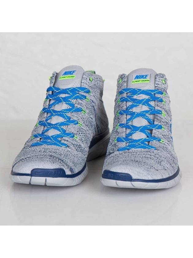 Flyknit Chukka Low Top Sneakers Wolf Grey - NIKE - BALAAN 4